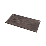 Fellowes 9871101 piano di scrivania per computer Forma rettangolare Melammina, PVC Quercia (Fellowes Desktop Newport Oak - 1800mm)