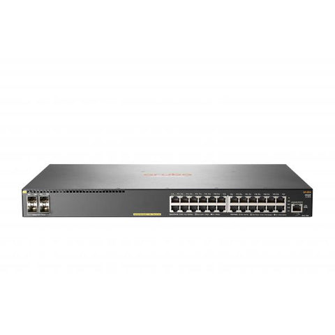 Hewlett Packard Enterprise Aruba 2930F 24G PoE+ 4SFP+ Gestito L3 Gigabit Ethernet (10/100/1000) Supporto Power over Ethernet (PoE) 1U Grigio