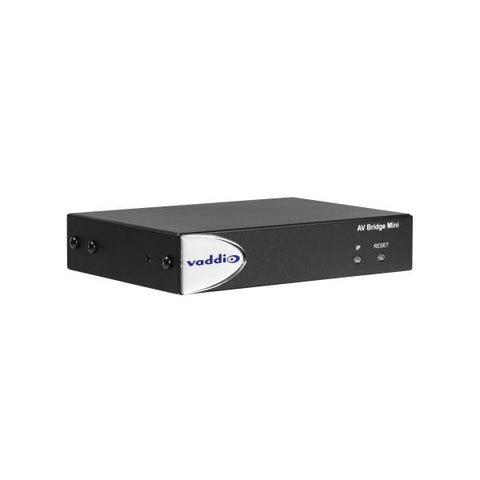 Vaddio 999-8240-001 AV bridge 3840 x 2160 Pixel Collegamento ethernet LAN Nero (Vaddio AV Bridge Mini audio/video over)