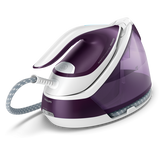 PHILIPS GC7933/30 PERFECTCARE COMPACT PLUS FERRO DA STIRO CON CALDAIA 2400 W COLPO DI VAPORE 450g PRESSIONE 6.5 BAR TECNOLOGIA OPTIMAL TEMP SERBATOIO 15 LT VIOLA/BIANCO
