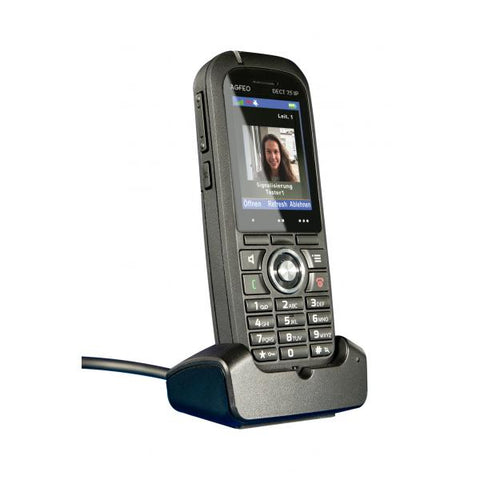 AGFEO DECT 75 IP telefono IP Nero TFT