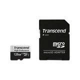 TRANSCEND MEMORY CARD 128GB MICROSD W/ADAPTER U1 HIGH ENDURANCE