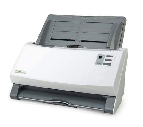 Plustek SmartOffice PS406U Plus Scanner ADF 600 x 600 DPI A4 Grigio, Bianco (SMARTOFFICE PS406U PLUS - A4 DUPLEX ADF EINZUGSSCANNER)