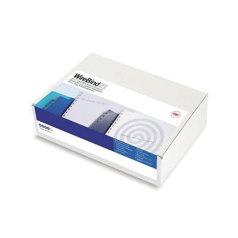 GBC DORSI METALLICI A SPIRALE PASSO 3:1 21 ANELLI DA 8 mm RILEGATURA 1/60 FOGLI COL. GRIGIO CONF 100 Pz.