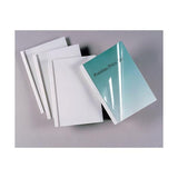 GBC TERMOCARTELLINE IN PVC 210X297 mm DORSO 15 mm A4 CAPACITA' FOGLI MIN 120 MAX 140 COL. BIANCO CONF 50 Pz.