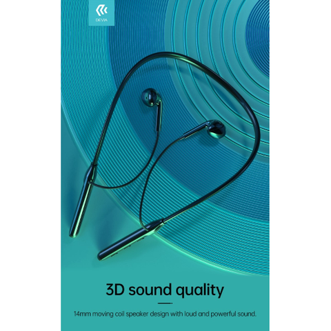 Devia Auricolari bluetooth 5.0 Sport Kintone EM036 voce e musica