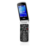BRONDI PRESIDENT 3" GSM ULTRA SOTTILE CARATTERI GRANDI DUAL SIM WHITE ITALIA SENIOR PHONE