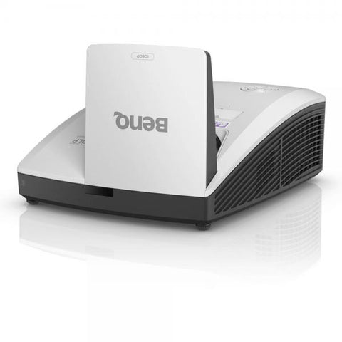 BenQ MH856UST+ Proiettore a raggio ultra corto 3500 ANSI lumen DLP 1080p [1920x1080] Compatibilit 3D Nero, Bianco (MH856UST+ Projector - 3500 ANSI Lumens Full HD Projector)
