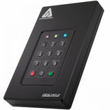 Apricorn Aegis Fortress L3 disco rigido esterno 1 TB 5400 Giri/min Micro-USB B 3.2 Gen 1 [3.1 Gen 1] Nero (Aegis Fortress L3 External - Hard Drive 1000 Gb Black - Warranty: 12M)