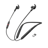 Jabra Evolve 65e MS & Link 370 Cuffia Passanuca Micro-USB Bluetooth Nero