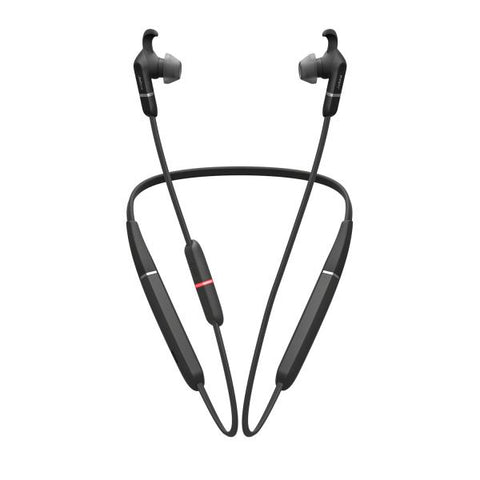 Jabra Evolve 65e MS & Link 370 Cuffia Passanuca Micro-USB Bluetooth Nero