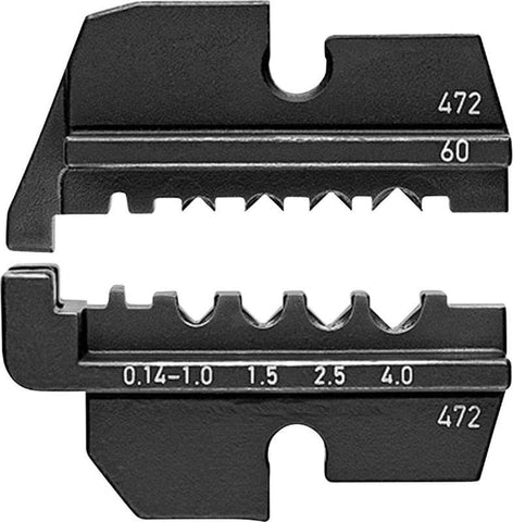 Knipex 97 49 60 Crimpeinsatz Gedrehte Kontakte HTS + Harting 0.14 bis 4 mm Passend fr Marke 97 43 200, 97 43 E, 97 43 E AUS, 97 43 E UK, 97 43 E US