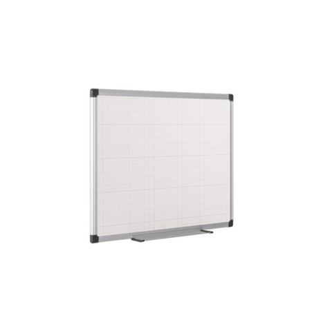 Bi-Office MA3847170 lavagna 1200 x 1200 mm Acciaio Magnetico (Bi-Office Maya Gridded Double Sided Magnetic Laquered Steel Whiteboard Aluminium Frame 1200x1200mm - MA3847170 DD)