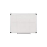 Bi-Office MA3847170 lavagna 1200 x 1200 mm Acciaio Magnetico (Bi-Office Maya Gridded Double Sided Magnetic Laquered Steel Whiteboard Aluminium Frame 1200x1200mm - MA3847170 DD)