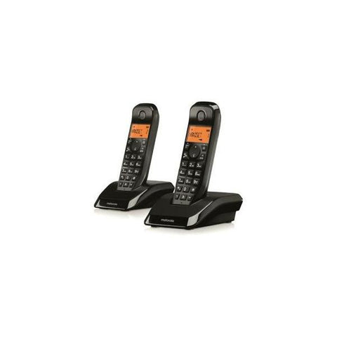 Motorola S12 Duo Telefono DECT Identificatore di chiamata Nero