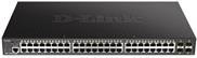 D-Link DGS 1250-52XMP - Switch - L3 Lite - Smart - 48 x 10/100/1000 (PoE) + 4 x 10 Gigabit SFP+ - an Rack montierbar - PoE (370 W)