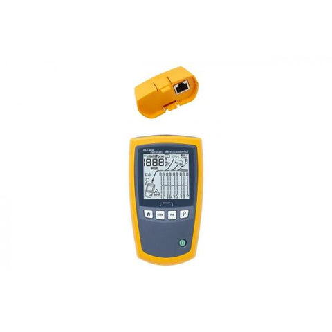 Fluke MicroScanner PoE Tester PoE Blu, Giallo (MicroScanner PoE PoE tester - Blue, Yellow - Warranty: 12M)