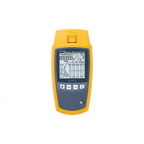 Fluke MicroScanner PoE Tester PoE Blu, Giallo (MicroScanner PoE PoE tester - Blue, Yellow - Warranty: 12M)