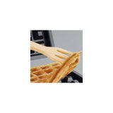 Cloer 1445 piastra per waffle 2 waffle 930 W Nero, Acciaio inossidabile