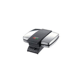 Cloer 1445 piastra por gofre 2 gofres 930 W Nero, Acciaio inossidabile 
