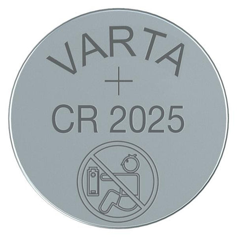 VARTA BATTERIA A BOTTONE CR 2025 LITIO 3V BLISTER CONF 5 Pz.