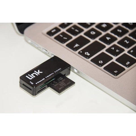 LINK CARD READER ESTERNO USB 3.0 MICRODSD/SD/MMC/MS/MSPRO/MSDUAL