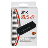 LINK CARD READER ESTERNO USB 3.0 MICRODSD/SD/MMC/MS/MSPRO/MSDUAL