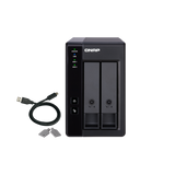 QNAP TR-002 array di dischi Nero
