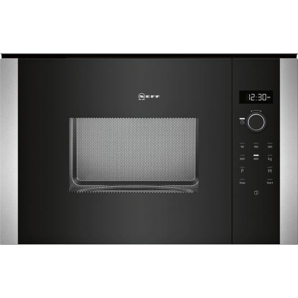 Neff HLAWD23N0 forno a microonde Da incasso Solo microonde 20 L 800 W Nero, Acciaio inossidabile