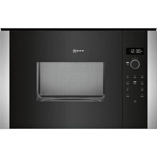 Neff HLAWD23N0 forno a microonde Da incasso Solo microonde 20 L 800 W Nero, Acciaio inossidabile