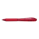 PENTEL WOW PENNA A SFERA COL. ROSSO PUNTA MEDIA FUSTO ERGONIMICO TRIANGOLARE GRIP EN GOMMA CONF 12 Pz.