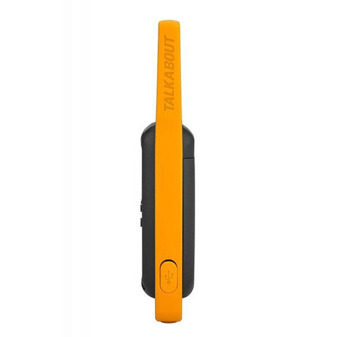 Motorola Talkabout T82 Extreme Twin Pack ricetrasmittente 16 canali Nero, Arancione (Talkabout T82 Extreme Twin - Pack Two-Way Radio 16 - Channels Black, Orange - Warranty: 12M)