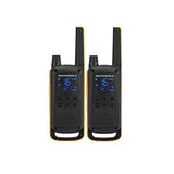 MOTOROLA T82 EXTREME WALKIE TALKIE 16 CANALI RAGGIO 10.000MT NERO/ARANCIO