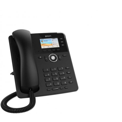 Snom Tischtelefon D717 telefono IP Nero 3 linee TFT