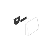 Logitech Tap Wall Mount Montaggio a muro Nero