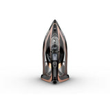 Tefal Ultimate Pure FV9845 ferro da stiro Ferro da stiro a secco e a vapore Piastra Durilium Autoclean 3100 W Nero, Rame