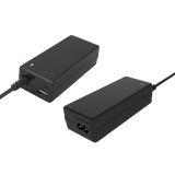 ALIMENTATORE PER NOTEBOOK ITEK 65 WATT UNIVERSALE 12 CONNETTORI + PORTA USB
