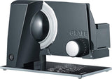 Graef Elektro-Allesschneider, Metall-Ausfhrung, freitragende Konstruktion, Messerausfhrung Edelsta (S12002)