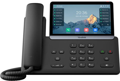 Yealink SIP-T77U IP-Telefon - 7" Touchscreen VoIP-Phone Gigabit Ethernet PoE