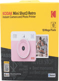 Kodak Mini Shot3 Retro 2in1 Camera & Printer Pink retail (KOCAMC300RPK)
