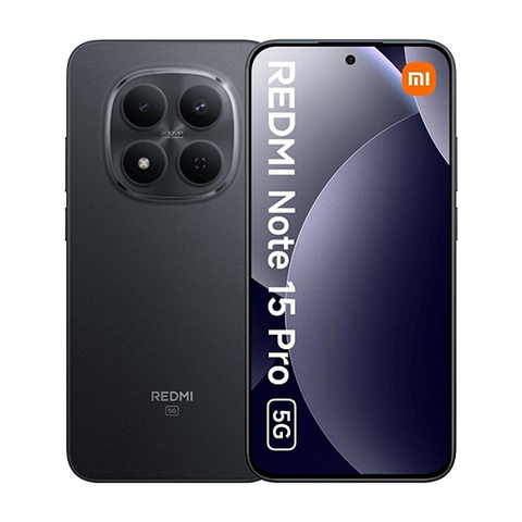 Xiaomi Redmi Note 15 Pro 5G 16,9 cm (6,67") AMOLED Dual-SIM Snapdragon 7s Gen 3  512 GB  12 GB RAM  Android  Schwarz  EU