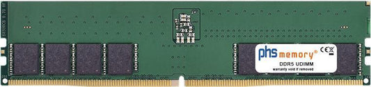 PHS-memory 32GB RAM Speicher kompatibel mit Gigabyte B650M DS3H DDR5 UDIMM 4800MHz PC5-38400-U (SP479186)