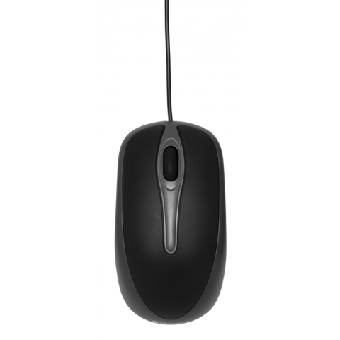 VERBATIM 49019 RATÓN OTTICO USB-A 2 TASTI + ROTELLA DI SCORRIMENTO 1.000 DPI AMBIDESTRO CAVO 1.5 MT GRIGIO/NERO 