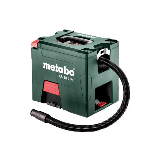 Metabo AS 18 L PC Aspiratore senza sacchetto Secco Sacchetto per la polvere 7,5 L