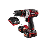 Einhell Trapano avvitatore a percussione a batteria TE-CD 12/1 Li-i (2x2,0Ah) 12 V 2000 mAh Li-Ion incl. seconda