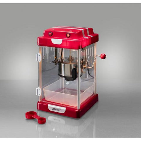 Celexon CP1000 macchina per popcorn Trasparente, Rosso, Bianco 350 W