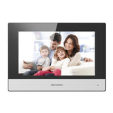 Hikvision Digital Technology DS-KH6320-WTE1 sistema per video-citofono 17,8 cm (7") Nero, Bianco