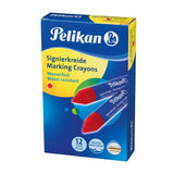PELIKAN 762 PASTELLI INDUSTRIALI COLORE ROSSO CONF. 12 Pzas. 