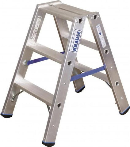 Aluminium Stufen-Doppelleiter Arbeitshhe max. 2.25 m Double echelle (124715)