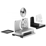 Unold 78826 affettatrice Elettrico 100 W Nero, Argento Alluminio, Acciaio inossidabile, Acciaio